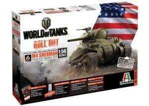 Italeri 56503 World of Tanks Italeri WOT tank M4 Sherman