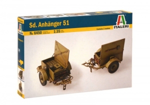 Italeri 6450 Przyczepa na amunicję Sd.Anhanger 51 1/35