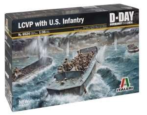 Italeri 6524 L.C.V.P. with U.S. Infantry