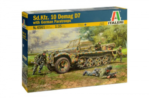 Italeri 6561 Sd.Kfz.10 Demag D7 i figurki spadochroniarzy 1/35