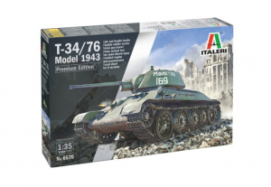Italeri 6570 Czołg T-34/76 Model 1943 skala 1-35 edycja premium