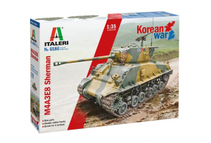 Italeri 6586 Czołg M4A3E8 Sherman wojna w Korei model 1-35