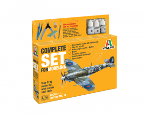 Italeri 72007 Zestaw z farbami i narzędziami Spitfire Mk.IX 1/72