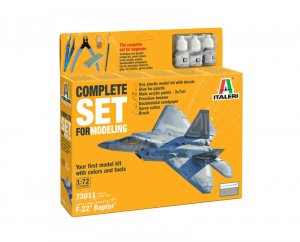 Italeri 72011 Zestaw z farbami i narzędziami F-22 Raptor 1/72