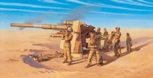 Italeri 7512 8,8 cm Flak 37 AA Gun with crew