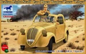 Italian Light Staff Car - open top with crew - Libya 