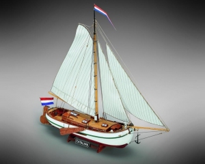 Jacht Catalina Mamoli MV51 drewniany model statku 1-35