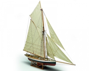 Jacht Puritan Mamoli MV43 drewniany model okrętu 1-50