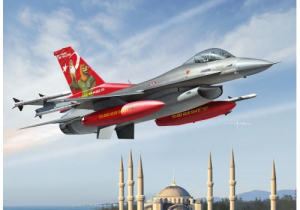 Kinetic 48069 Samolot F-16C Tureckie Siły Powietrzne 1-48