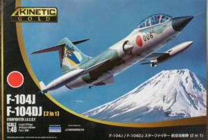 Kinetic 48092 Samolot F-104J / F-104DJ (2w1) model 1-48