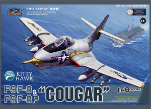 Kitty Hawk 80127 F9F-8 / F9F-8P Cougar 1/48