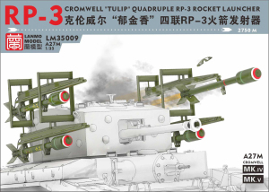 LANMO Model LM35009 Cromwell TULIP Quadruple RP-3 Rocket Launcher 1/35