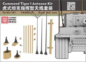 LANMO Model LM35013 Command Tiger I Antenna Kit 1/35