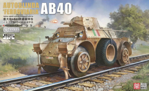 LANMO Model MM35011 Italian AB 40 Autoblinda Ferroviaria 1/35