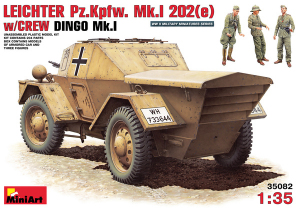 Leichter Pz.Kpfw. Mk.I 202(e) w/Crew MiniArt 35082 model 1-35