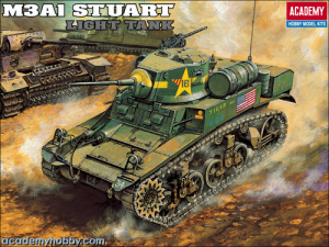Light tank M3A1 Stuart model Academy 13269 scale 1:35