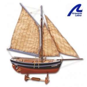 Łódź rybacka Bon Retour Artesania 19007 drewniany statek 1-25