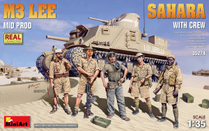 M3 Lee Mid Prod Sahara with crew 35274 MiniArt model 1:35