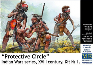 MB-35209 Protective circle . Indian wars series 1/35 