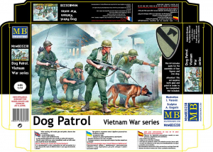 MB-35238 Dog Patrol Vietnam. War series. 1/35 