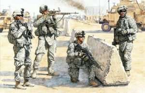 MB 3591 US Check Point in Iraq