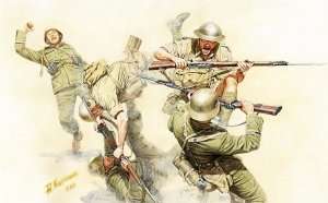 MB 3592 Ręka w rękę walka brytyjskiej i niemieckiej piechoty 