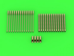 Master AM-72-125 Boeing B-17 Flying Fortress - zestaw km-ow Browning M2 aircraft .50 caliber (12,7mm) z tlumikami plomieni (13 szt.)