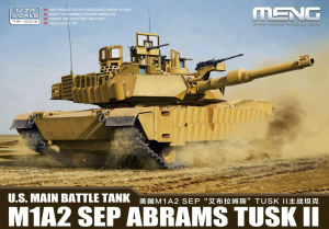 Meng 72003 US M1A2 SEP Abrams TUSK II MBT 1/72