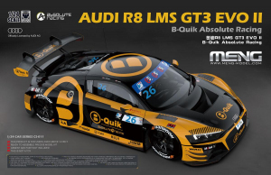 Meng CS-011 Audi R8 LMS GT3 EVO II B-Quik Absolute Racing 1/24