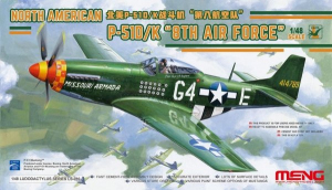 Meng LS-010 North American P-51D/K Mustang 8th Air Force 1/48