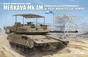 Meng TS-056 Merkava Mk.4M w/Roof-Mounted Slat Armor Israel MBT