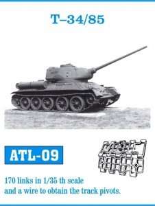 Metalowe gąsienice do czołgu T-34/85