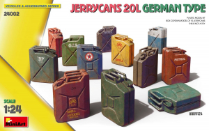 MiniArt 24002 Jerrycans 20L German Type 1/24 