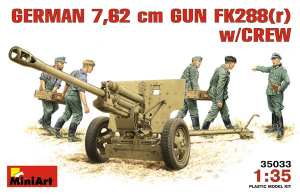 MiniArt 35033 Niemieckie działo 7.62 FK288(r) z figurkami 1-35