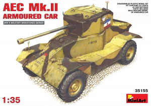 MiniArt 35155 Samochód pancerny AEC Mk.II model 1-35