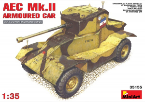 MiniArt 35155 Samochód pancerny AEC Mk.II model 1-35 