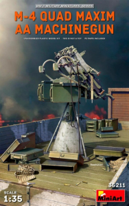 MiniArt 35211 Karabin maszynowy M-4 Quad Maxim AA model 1-35 