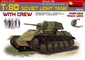 MiniArt 35243 T-80 Soviet Light Tank with Crew