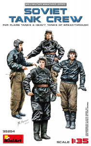 MiniArt 35254 Soviet tank crew(for Flame & heavy) scale 1/35