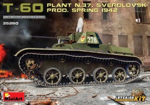 MiniArt 35260 Czołg T-60 1942 z wnętrzem model 1-35