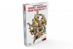 Soviet Infantry Tank Riders set 1 Miniart 35309 in 1-35 