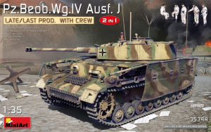MiniArt 35344 Czołg Pz.Beob.Wg. IV Ausf.J model 2 w 1 z figurkami