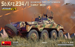 MiniArt 35410 Sd. Kfz. 234/1 Schwerer Panzerspahwagen Early Mod. Interior Kit scale 1/35 