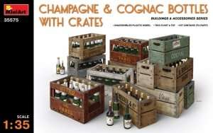 MiniArt 35575 Champagne & cognac bottles with crates