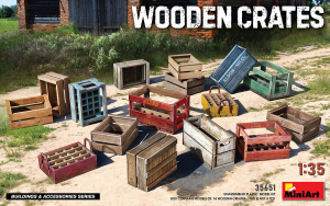 MiniArt 35651 Wooden Crates Buildings & Accessories Set scale 1/35 