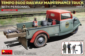 MiniArt 38063 Tempo E400 Railway Maintenance Truck with Personnel