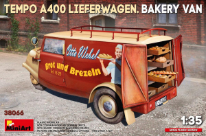 MiniArt 38066 Tempo A400 Lieferwagen Bakery Van 1/35