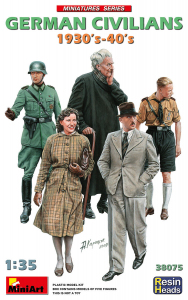 MiniArt 38075 German Civilians 1930's-40's 1/35