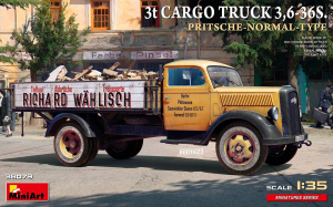 MiniArt 38079 3t Cargo Truck Opel Blitz 3,6-36S. Pritsche-Normal-Type 1/35