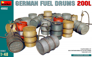 MiniArt 49002 German Fuel Drums 200L 1/48